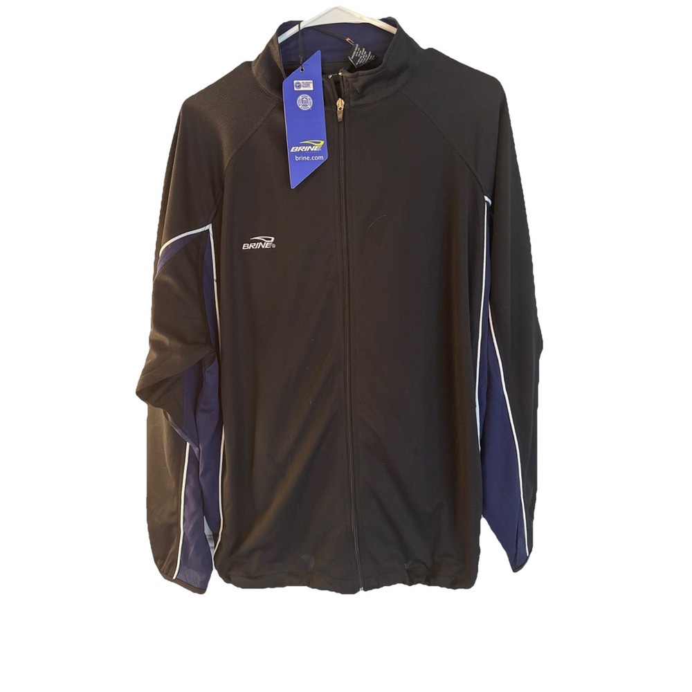 Brine Lacrosse Training Jacket And Pants Adult Large NWT Black Blue White